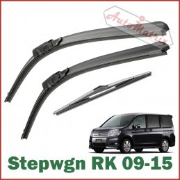 Honda Stepwagon (2009-2015) Front/Rear Windscreen Wiper Set RK1 RK2 RK5 RK6