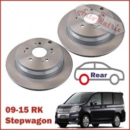 Honda Stepwagon (2009-2015) Rear Brake Discs (Pair) RK1 RK2 RK5 RK6
