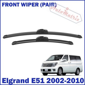 Nissan Elgrand (2002 - 2010) E51 Front Wiper Blade (PAIR)