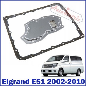 Nissan Elgrand (2002 - 2010) E51 2.5 3.5 Gearbox Oil Filter Transmission Gasket Set
