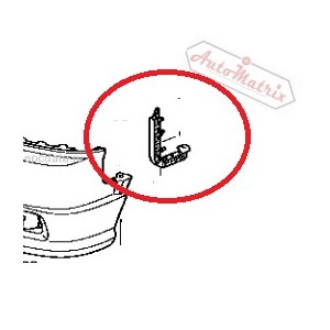 Honda Stepwagon (2001-2005) Front Bumper to Wing Brackets (PAIR)