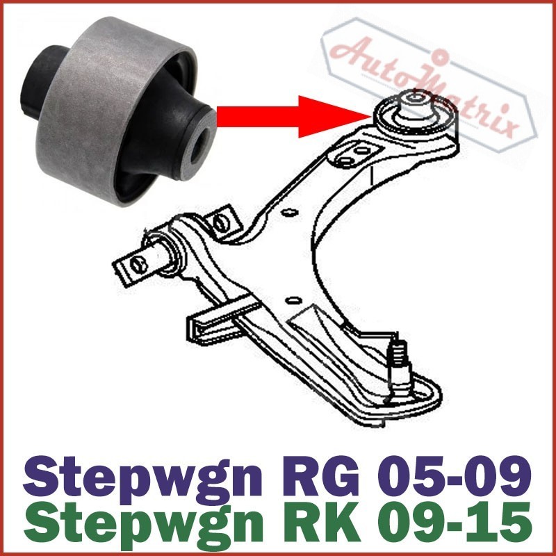 Honda Stepwagon RG RK (2005 - 2015) Front Lower Control Arm Wishbone Bush (Rear)